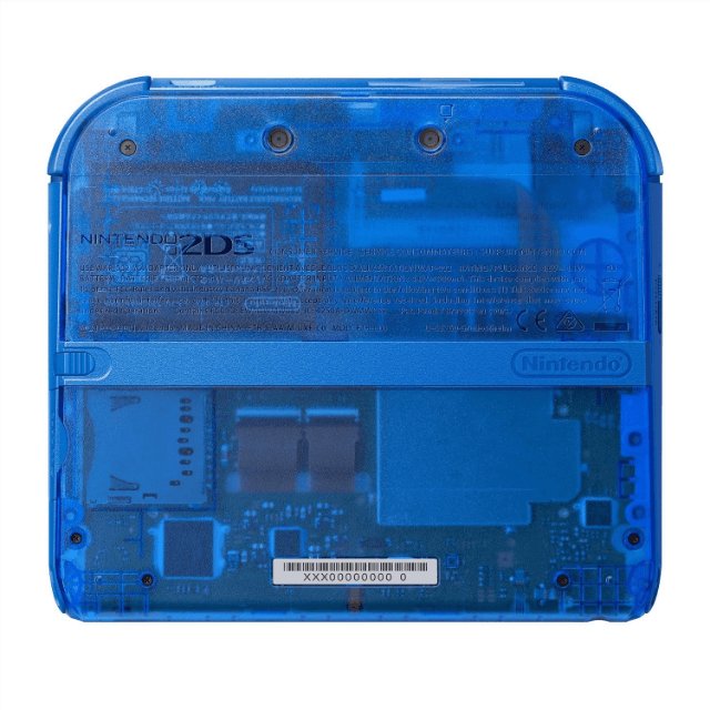 Nintendo 2DS Crystal Blue box art for Nintendo 3DS